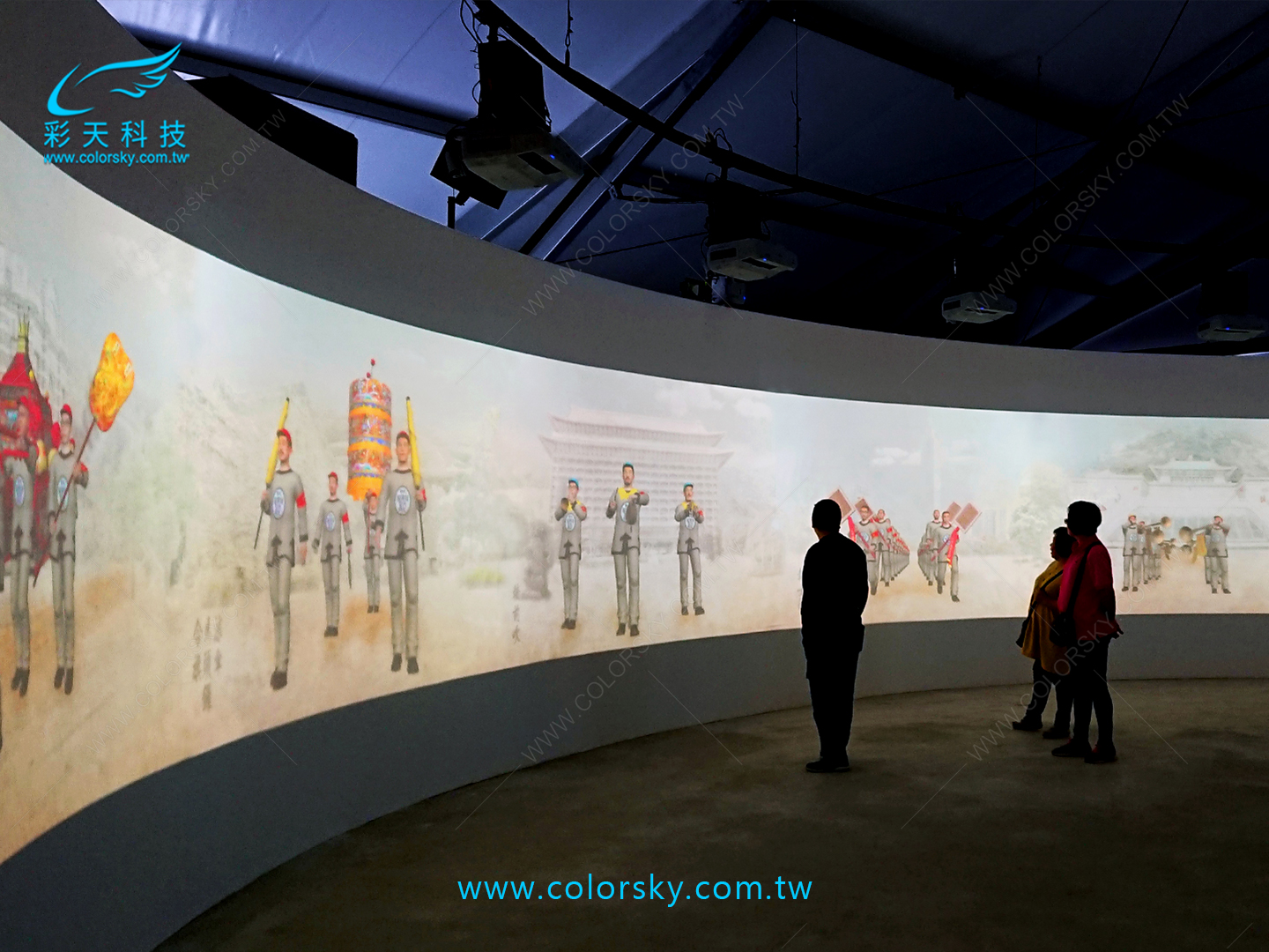 媽祖遶境進香陣列